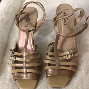 Sesto  Meucci Pump heel strap sandals 8.5 GUC